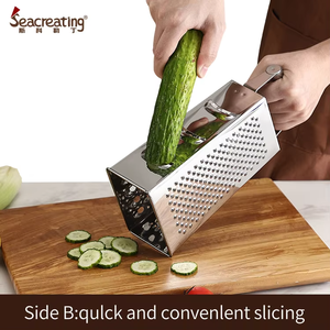 ที่ขูดชีสและผักอเนกประสงค์ สแตนเลส <span class=keywords><strong>4</strong></span> ด้าน ขนาด <span class=keywords><strong>9</strong></span> นิ้ว - Product Image 6