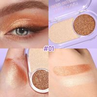 Palette de fards à paupières deux couleurs HANDAIYAN H2065 – Vente en gros, étanche, marque privée, maquillage pour les yeux, offre en vrac