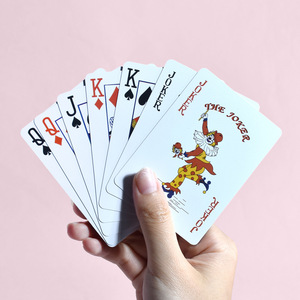 Custom Playing Cards 57x87mm Rounded Corners Coated Paper Recyclable For Chess And Card Games <b>Entertainment</b> Use - Product Image 1