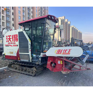 รถเกี่ยวข้าวแบบกึ่งอัตโนมัติ ปี 2024 ยี่ห้อ <span class=keywords><strong>Fmworld</strong></span> รุ่น 4LZ-8.0EP(Q) ใช้เครื่องยนต์ดีเซล 135 แรงม้า สำหรับเก็บเกี่ยวข้าวโพด ข้าวสาลี ข้าว พร้อมใบรับประกัน 6 เดือน - Product Image 1