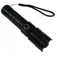 Lampe torche LED P90 haute luminosité, en alliage d'aluminium, zoomable, portée du faisceau de plus de 500 m, batterie rechargeable 18650