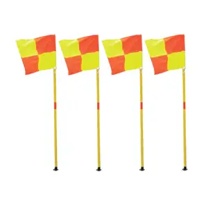 Hochwertige Polyester Stoff Druck benutzer definierte Banner Günstige Großhandel personal isierte benutzer definierte Fußball Fußball Sport Ecke Flagge