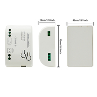 F0704 Ewelink Contrôleur de porte de garage WiFi intelligent-Module de NO-USB relais 1CH 85-250V avec voix Alexa et télécommande 433MHz