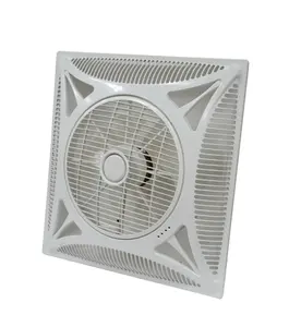 Ventilador de techo Shami de 14 pulgadas, aparato de ventilación de 60x60 ca con cuchillas ocultos, con luz