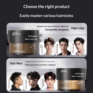 Cera para Peinar el Cabello Lodaisi 3D Mate para Hombre, Voluminizadora Natural en Tarro, <span class=keywords><strong>Gel</strong></span> Perfumado para Fijar el Cabello Suelto - Product Image 4