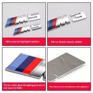 Autocollants de garde-boue M5/M6 et autocollants arrière X3/X4/X5/X6 pour modifications de véhicules BMW Série 3, Série 5 et Série 7 - Product Image 2