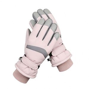 <b>Ski</b> Gloves Winter Cold-Proof Cycling Fleece-Lined Thickened Warm Sports Outdoor Touchscreen Gloves - Product Image 3