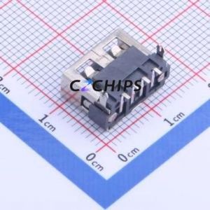 U-<b>A</b>-24DD-W-12 <b>USB</b> Connector SMD Connector ( Connector Type: Type-<b>A</b> )( Protocol Standard: <b>USB</b> <b>2.0</b> )( Gender: Female ) - Product Image 2