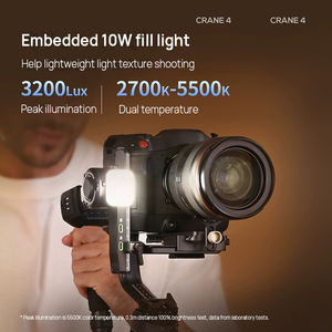 Zhiyun Crane 4 professionale DSLR Cinema videocamera 3 assi Gimbal stabilizzatore per Sony Canon Nikon <span class=keywords><strong>BMD</strong></span> 4K 6K - Product Image 2