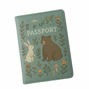 Customized PU Fashion <b>Passport</b> Holder with No Closure for Perfect Startup Gifts - Product Image 1
