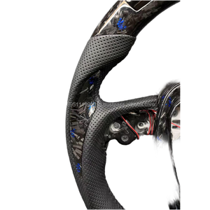 Volante de fibra de carbono personalizado Compatible con Toyota Corolla <span class=keywords><strong>Rav4</strong></span> Camry <span class=keywords><strong>SE</strong></span> <span class=keywords><strong>2018</strong></span> 2020 2021 para accesorios Toyota Camry - Product Image 2