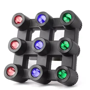 HONGHE LED-Matrix 36 × 3 W Goldfarbe DMX Bühneneffektbeleuchtung gut DJ Disco Party Tanzfläche Hochzeit Dekorationen Nachtclub Licht