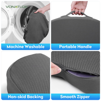 Vente d'usine coussins de confort supportables coussin de siège oreiller pour chaise de bureau 4D POE coussin polymère