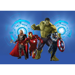 Fondo Fotográfico de Superhéroes, Pancarta <span class=keywords><strong>para</strong></span> Cabina de Fotos de la Liga de Superhéroes <span class=keywords><strong>para</strong></span> Niños, Decoraciones de Pared <span class=keywords><strong>para</strong></span> Fiestas de Cumpleaños - Product Image 1