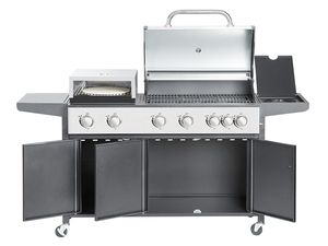 7 brûleurs Cuisine Extérieure <span class=keywords><strong>Barbecue</strong></span> À <span class=keywords><strong>Gaz</strong></span> En <span class=keywords><strong>Acier</strong></span> Inoxydable Durable avec Four À Pizza pour Fête En <span class=keywords><strong>Fonte</strong></span> Enduit De Poudre 133pcs - Product Image 5