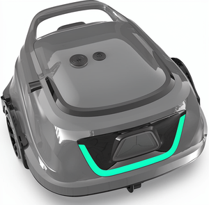 (Version 2026 Améliorée) <span class=keywords><strong>Aspirateur</strong></span> de <span class=keywords><strong>piscine</strong></span> sans fil, autonomie de 120 minutes, robot nettoyeur de <span class=keywords><strong>piscine</strong></span>, double filtre, <span class=keywords><strong>pour</strong></span> sols plats, 1076 pieds carrés, en plastique - Product Image 1