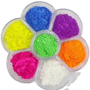 Hoge Temperatuur Weerstand Filter 12 Kleuren Fluorescerende Pigmenten Poeder Voor Verven En Masterbatch