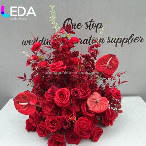 Decoraciones de Boda LEDA, Arreglo Floral, Flores Colgantes, Flores Artificiales Azules para Boda - Product Image 1