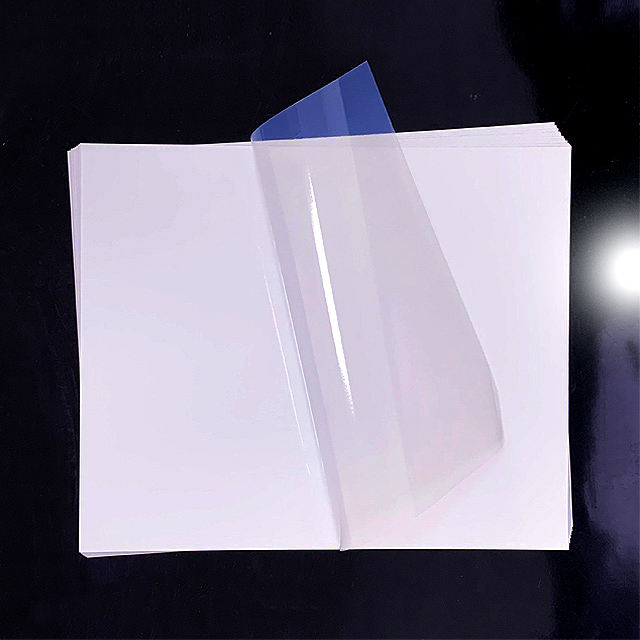 Claro 80% inkjeet/papel de la etiqueta engomada del laser