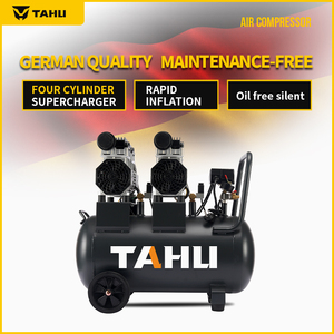 TAHU 50L Portable Industrial <b>Oil</b>-Free Silent with Motor & Pump 1440Rpm 1600W 2.13hp 220V TH-8050 - Product Image 3