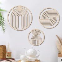 Décoration murale créative en bois pour la maison, le bureau, le couloir et la chambre à coucher.