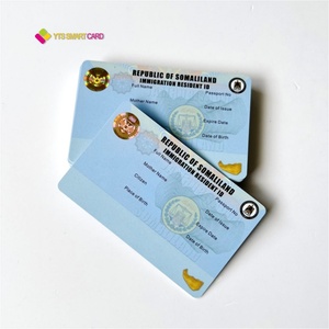 Tarjeta Inteligente RFID de PVC con Impresión a Todo Color Personalizada de Alta Calidad YTS, Tarjeta con Holograma y Estampado en Caliente Dorado/Plateado - Product Image 5