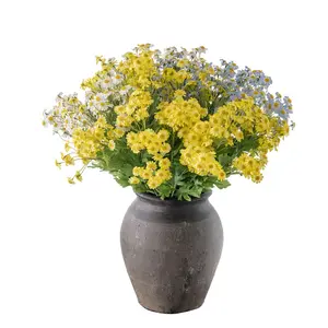 Buquê de flores artificiais pequenas de 53 cm, buquê de margaridas Holanda, crisântemo Cosmos, flores de seda para decoração de casa, venda imperdível