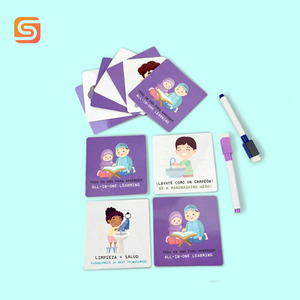 印刷教育学习闪存卡定制西班牙语和英语儿童闪存卡 - Product Image 2