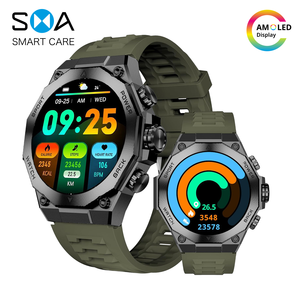 2026 최신형 스마트워치 혈중 산소 모니터 교체 가능한 스트랩 인체공학적 디자인 OEM/ODM 서비스 - Product Image 6