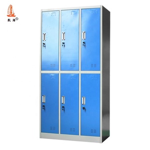 Meubles en métal, armoire à vêtements suspendue à 6 portes, <span class=keywords><strong>casier</strong></span> scolaire en métal - Product Image 5