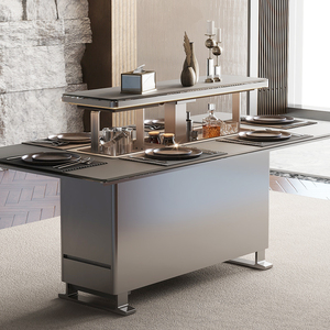 Mesa de Comedor Inteligente Multifuncional con Sistema de Elevación para Sala de Estar y Refrigerador, Mesa de Comedor Inteligente CB150 - Product Image 1
