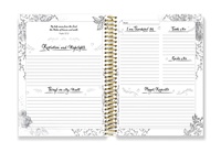 Carnets à spirale personnalisés à couverture rigide, lignés, pour la prière chrétienne et la réflexion, avec sublimation écologique, pour femmes
