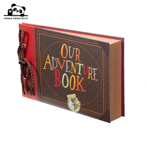 Álbum de Fotos para Scrapbooking, Nuestro Libro de Aventuras, Tapa Dura con Palabras en Relieve, Álbum de Recuerdos de Viajes - Product Image 1