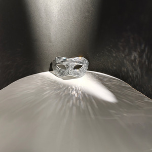 Máscara de Cabeza de Zorro Completamente Decorada con Diamantes, Máscara de Fiesta de Plástico, Linda, para Eventos y Disfraces - Product Image 3