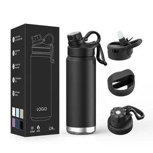 Thermos 24oz Stocked Double Walled Stainless Steel Water Bottle