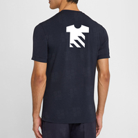 Großhandel Benutzerdefiniertes Logo 100% Baumwolle Personalisiertes T-Shirt für Herren Blanko Herren T-Shirt Einfarbig mit Logodruck Lässiges Sport Unisex T-Shirt
