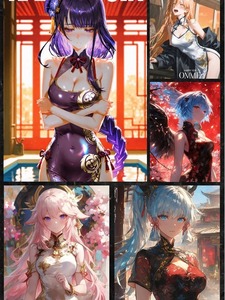 Cheongsam Saint Maiden Vol 3 A5 tablero de arte raro <span class=keywords><strong>Sexy</strong></span> Waifu diosa historia colección tarjetas chica fiesta Booster Box pasatiempos regalos - Product Image 4