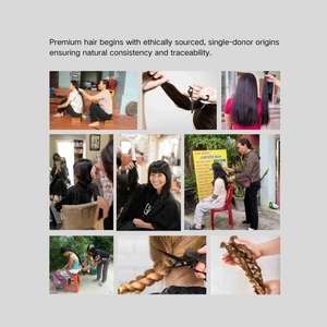 Extensiones de Cabello Humano Remy de Qingdao Haohao, Cabello Virgen Ruso Invisible Genius, Trama Fina Genius, Super Double Drawn - Product Image 6