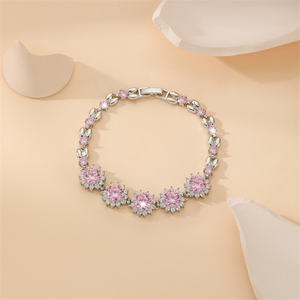 All'ingrosso gioielli di moda amore gocce geometriche colorate cubiche <span class=keywords><strong>serie</strong></span> braccialetto per donne ragazze - Product Image 5