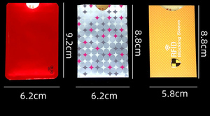 Simple Anti-Static Magnetic Card <b>Cover</b> Shielding Metal Portable Silk <b>Screen</b> Printed Bank ID Business Promotional Gift - Product Image 2