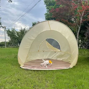 South Korea's same large space sunshade and sunscreen garden courtyard game shed outdoor camping one click open tent