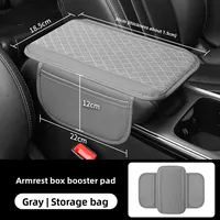 Coussin protecteur de boîte d'accoudoir automatique Coussin de repose-bras de voiture Poche de rangement latérale Kits intérieurs Housse de protection de console centrale pour coude