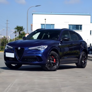 Parachoques delantero y trasero envolvente de trébol de cuatro hojas modificado <span class=keywords><strong>Alfa</strong></span> Romeo Stelvio, rejilla de escape de plástico PPsuv de cuatro salidas, kit de rejilla - Product Image 5