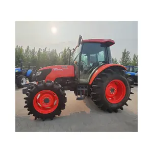 used tractors Kubota 100HP 4WD wheel Japanese farm orchard compact tractor agricultural machinery made in Japan harvesters