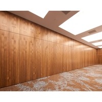 Dernier modèle de cloison acoustique en aluminium pour restaurants, salle de banquet en bois pliable et coulissante, cloison de séparation mobile et insonorisée