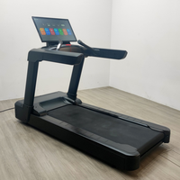 Caminadora Eléctrica para Gimnasio, Pantalla Táctil LCD de 27 Pulgadas, Caminadora Comercial para Ejercicios de Correr