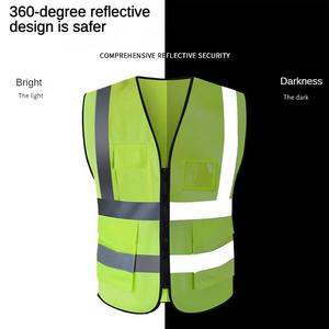 Chaleco Reflectante Seguridad Industrial Chaleco Reflectante Amarillo Seguridad - Product Image 3