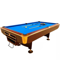 Table de billard professionnelle exclusive de 9 pieds, d'occasion, pour tournoi, vente en gros usine