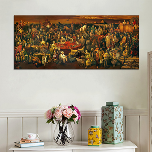 Stampa su Tela di Opere d'Arte di Persone Famose nel Mondo per Decorazione Murale - Product Image 3