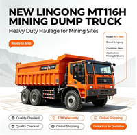 Nouveau Camion Benne Minier à Corps Large LGMG SDLG Lingong MT116 2024, Robuste pour Exploitation en Mine à Ciel Ouvert, Vente Chaude, Prix Abordable MT86 MT96 MT106